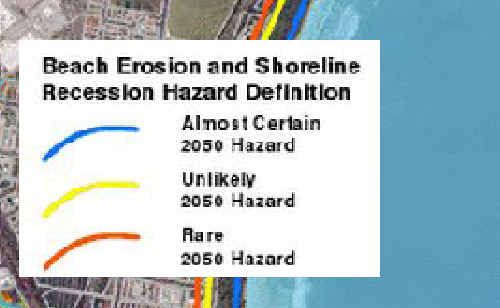 Beach hazard zones Beach hazard zones